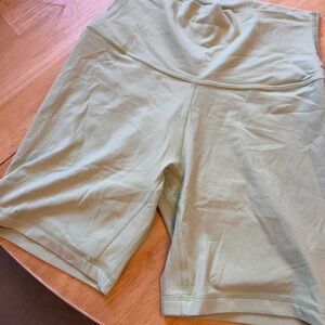 Green TNA golden shorts